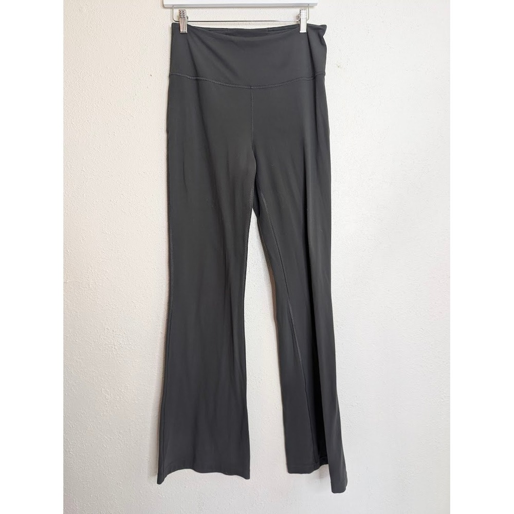 Lululemon Womens Groove Super High-Rise Flared Pant 6 Dark Grey Yoga Athleisure